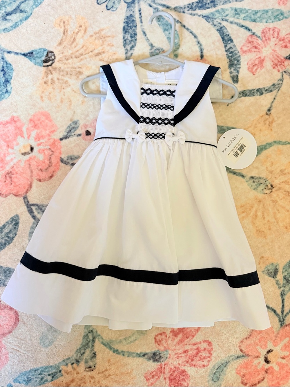 Sarah Louise smocked dress